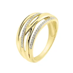 Histoire d'Or Bague Presilia Or Jaune Diamant New