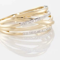 Histoire d'Or Bague Presilia Or Jaune Diamant New