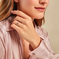 Histoire d'Or Bague Primrose Or Jaune Diamant New