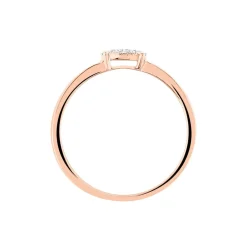 Histoire d'Or Bague Princesse Or Rose Diamant Discount