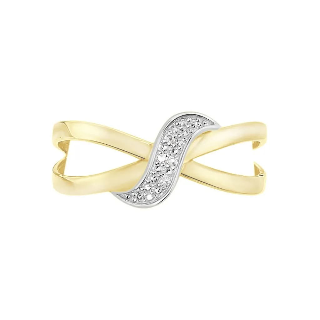 Histoire d'Or Bague Ramona Or Jaune Diamant New