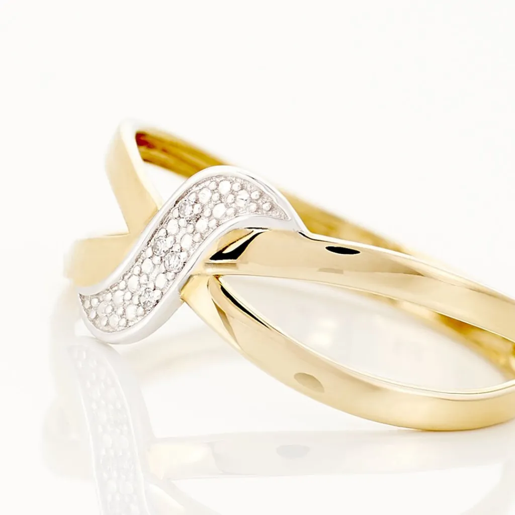 Histoire d'Or Bague Ramona Or Jaune Diamant New