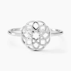 Histoire d'Or Bague Raïne Argent Blanc