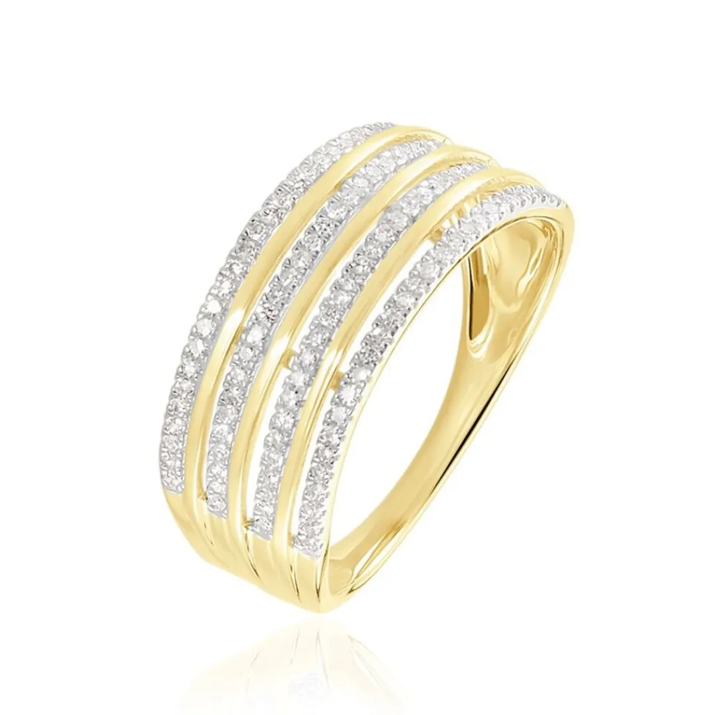 Histoire d'Or Bague Rayanna or jaune diamant Outlet