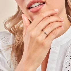 Histoire d'Or Bague Rebeckah Or Jaune Diamant Synthétique Clearance