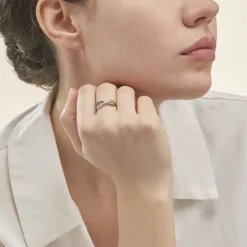 Histoire d'Or Bague Rejane Or Blanc Diamant Sale