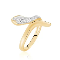Histoire d'Or Bague Reyyanae Plaqué Or Jaune Oxyde De Zirconium Discount