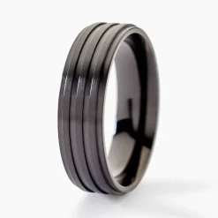 Histoire d'Or Bague Rico Acier Noir Clearance