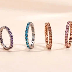 Histoire d'Or Bague Rio Argent Blanc Oxyde De Zirconium argent blanc oxyde violet New