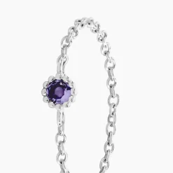 Histoire d'Or Bague Rio Argent Blanc Oxyde De Zirconium argent blanc oxyde violet Sale