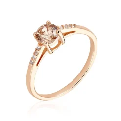 Histoire d'Or Bague Rio Argent Rose Oxyde De Zirconium Clearance