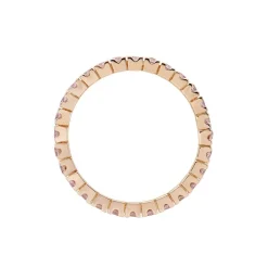 Histoire d'Or Bague Rio Argent Rose Oxyde De Zirconium New