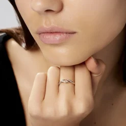 Histoire d'Or Bague Romane Or Jaune Diamant Sale