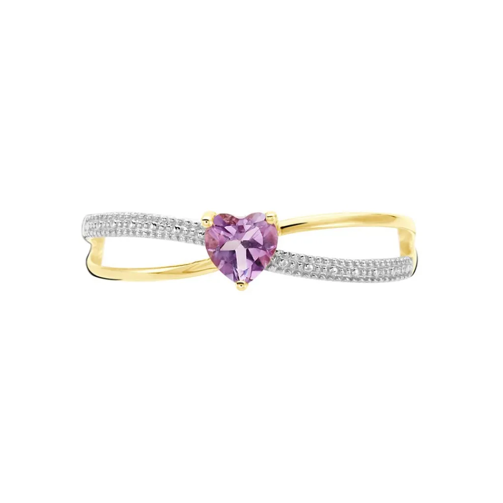 Histoire d'Or Bague Rory Or Jaune Amethyste or jaune amethyste violette Outlet