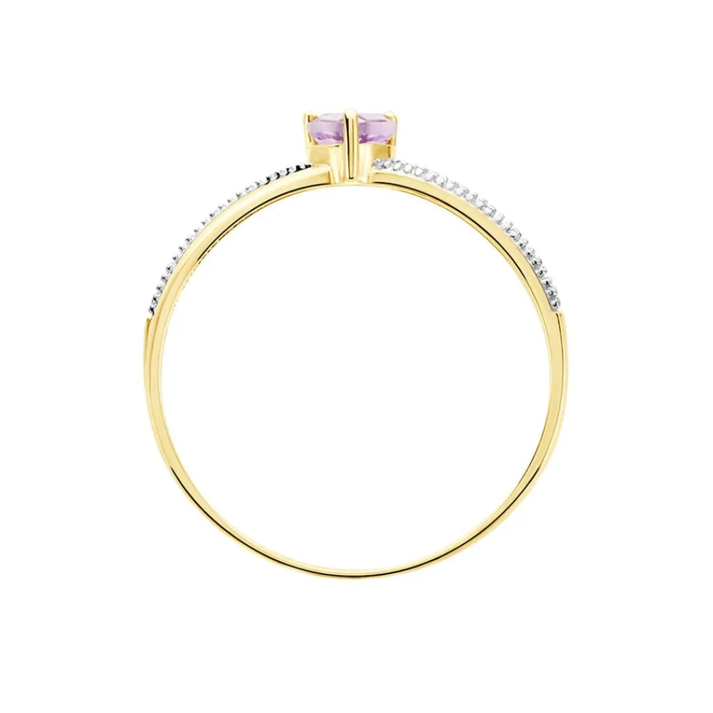 Histoire d'Or Bague Rory Or Jaune Amethyste or jaune amethyste violette Outlet