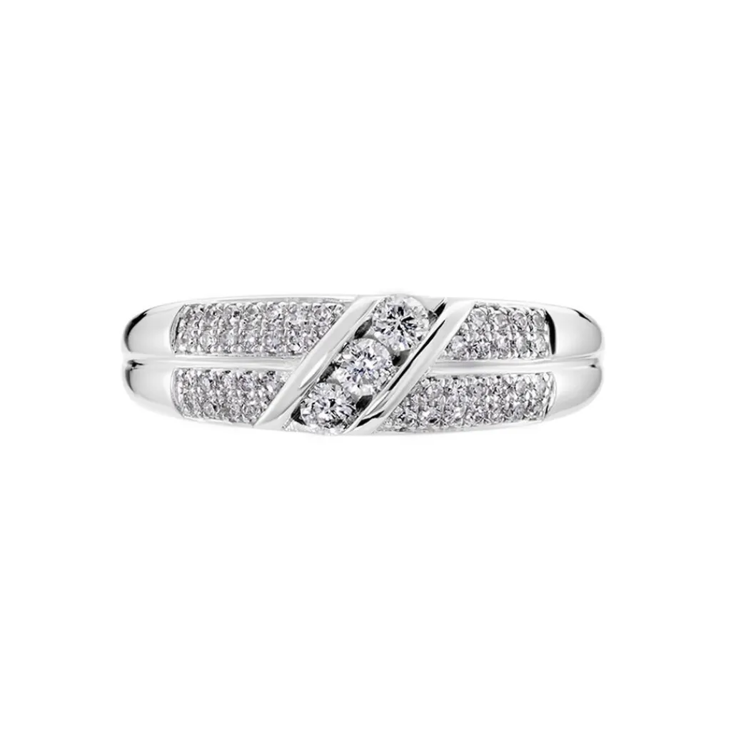 Histoire d'Or Bague Rosaleen Blanc Diamant Blanc Diamant Hot