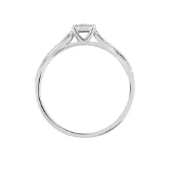 Histoire d'Or Bague Roseline Or Blanc Diamant Online