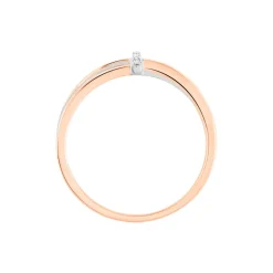 Histoire d'Or Bague Ruthe Or Bicolore Diamant Best