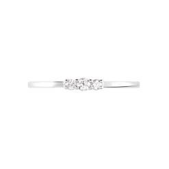 Histoire d'Or Bague Sabine Or Blanc Diamant