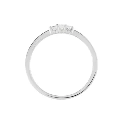 Histoire d'Or Bague Sabine Or Blanc Diamant