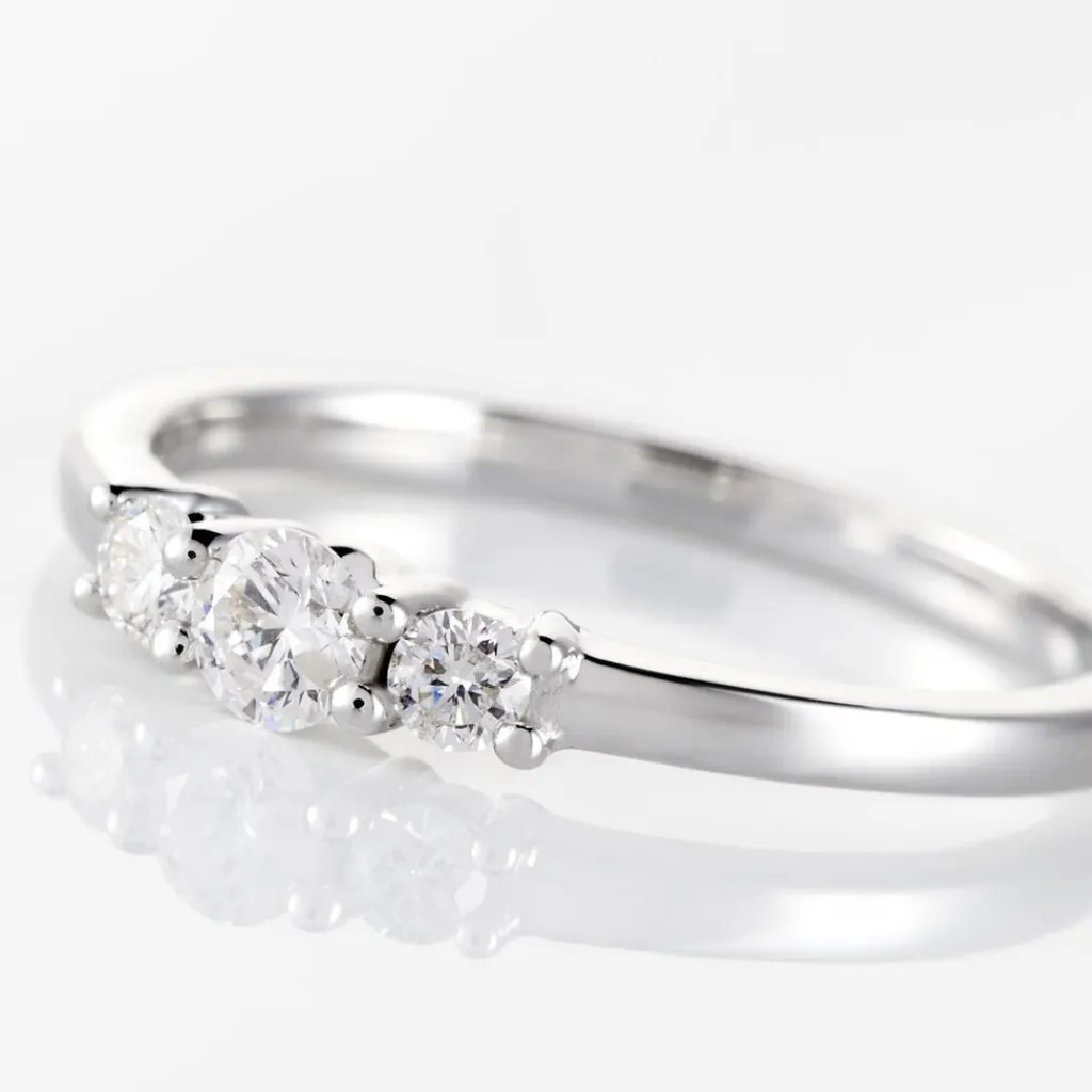 Histoire d'Or Bague Sabine Or Blanc Diamant Best