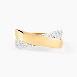 Histoire d'Or Bague Sakura Or Bicolore Diamant Best