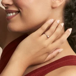 Histoire d'Or Bague Sandrine or blanc diamant New