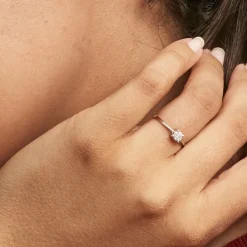 Histoire d'Or Bague Sandrine or blanc diamant New