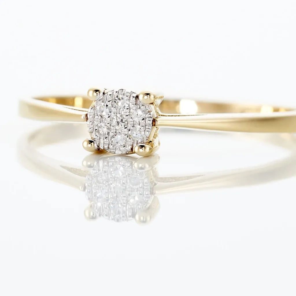 Histoire d'Or Bague Sandrine or jaune diamant