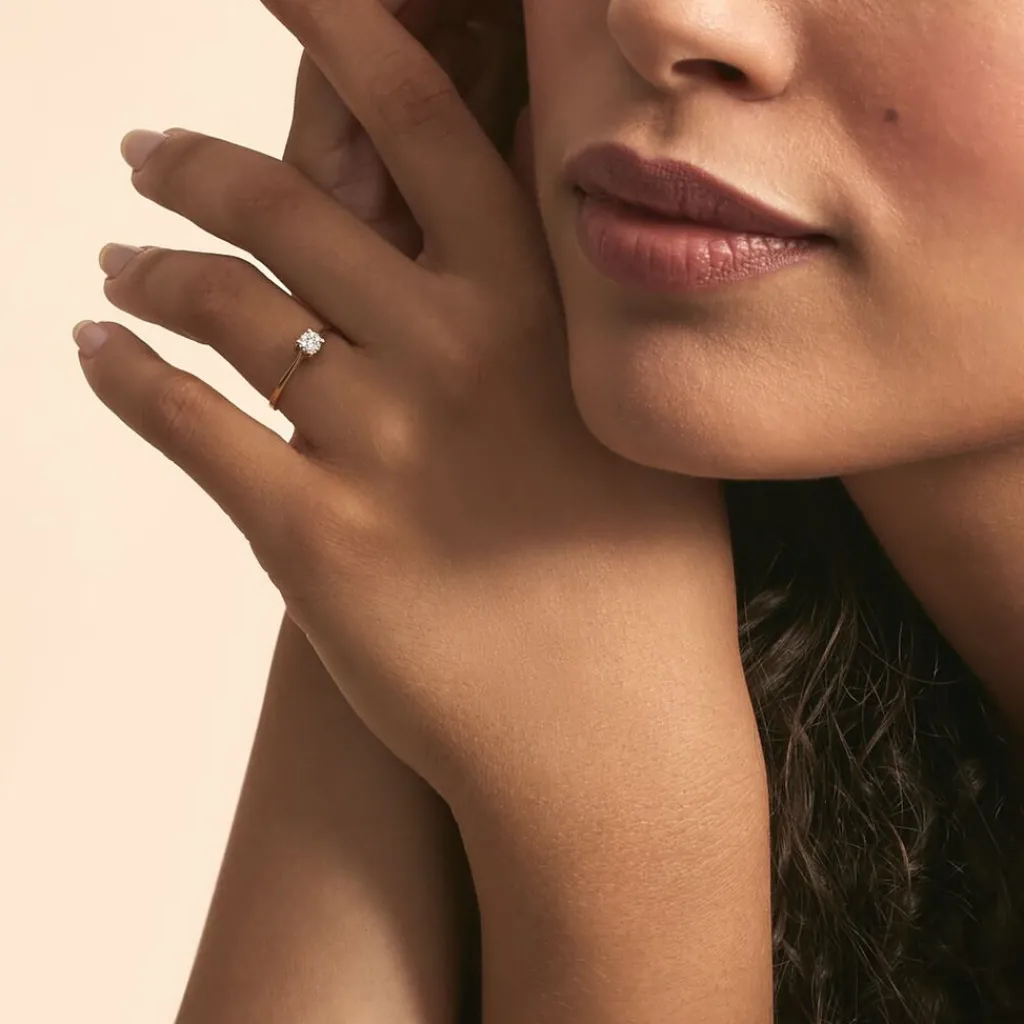 Histoire d'Or Bague Sandrine or jaune diamant