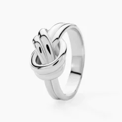 Histoire d'Or Bague Seasaidh Argent Blanc Hot