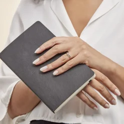 Histoire d'Or Bague Selene or blanc diamant Outlet