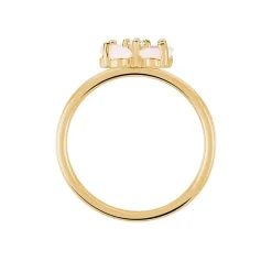 Histoire d'Or Bague Sendai Plaqué Or Jaune Oxyde De Zirconium New