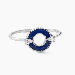 Histoire d'Or Bague Serafine Argent Blanc Lapis Lazuli Oxyde De Zirconium argent blanc lapis lazuli bleu New
