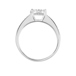 Histoire d'Or Bague Serena Or Blanc Diamant