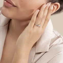 Histoire d'Or Bague Serena Or Blanc Diamant Sale