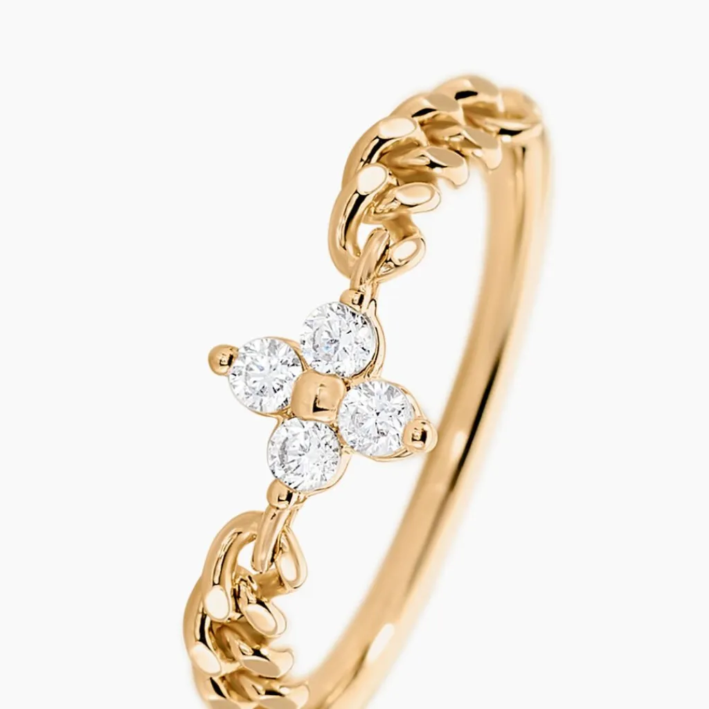 Histoire d'Or Bague Serenity Plaque Or Jaune Oxyde De Zirconium Online