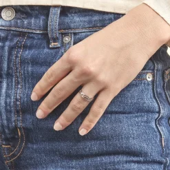 Histoire d'Or Bague Sidgy Argent Blanc Best