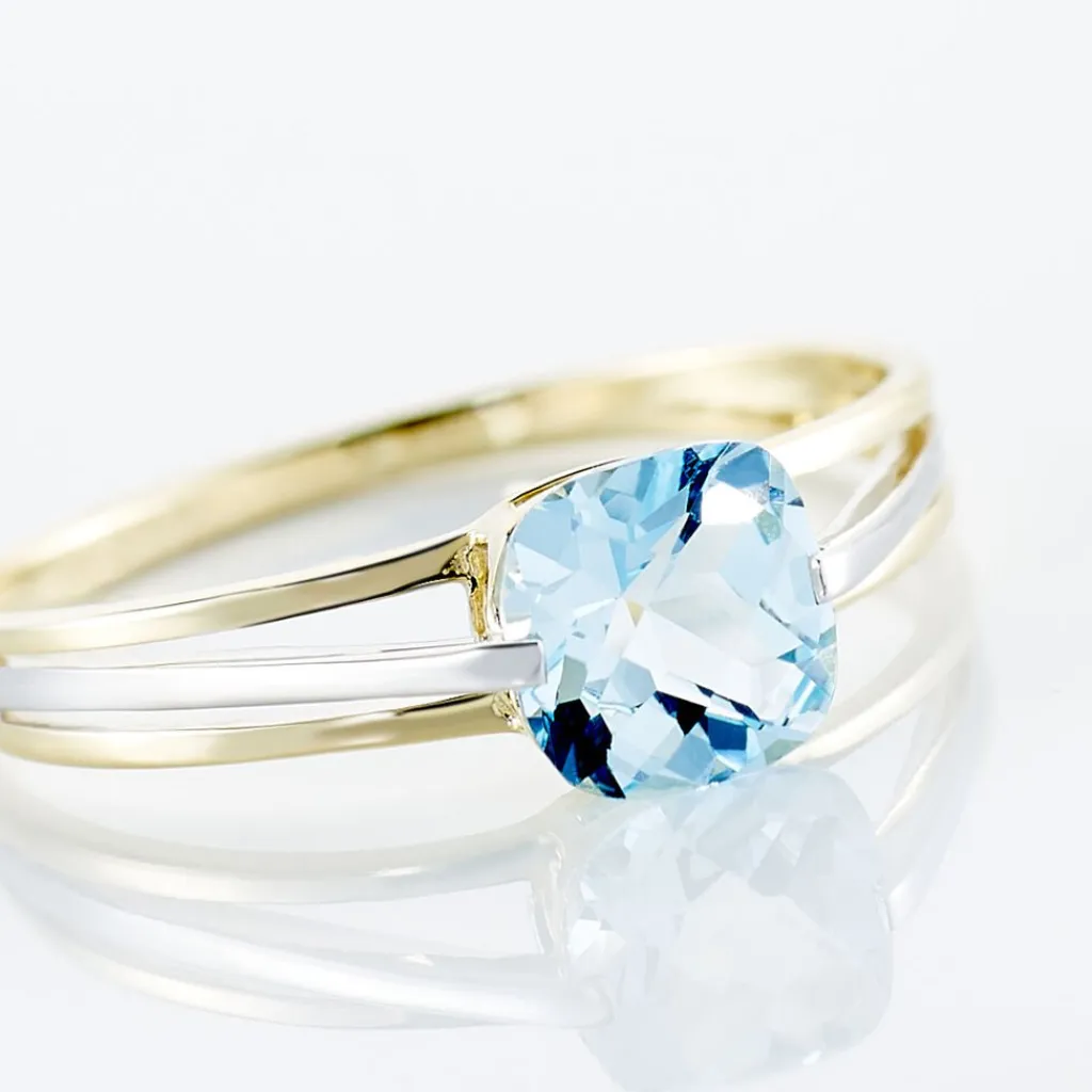 Histoire d'Or Bague Sidoine Or Bicolore Topaze Sale