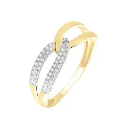 Histoire d'Or Bague Simouna Or Jaune Diamant Clearance