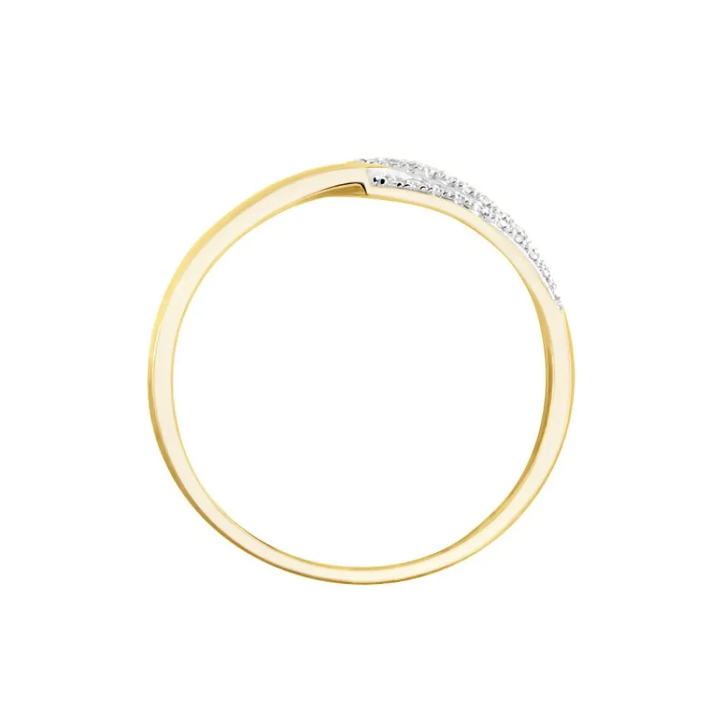 Histoire d'Or Bague Simouna Or Jaune Diamant Clearance