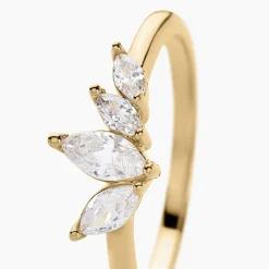 Histoire d'Or Bague Siona Plaque Or Jaune Oxyde De Zirconium Online