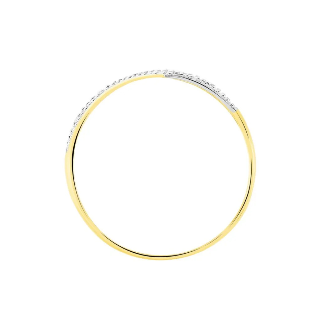 Histoire d'Or Bague Smeralda Or Bicolore Diamant Sale