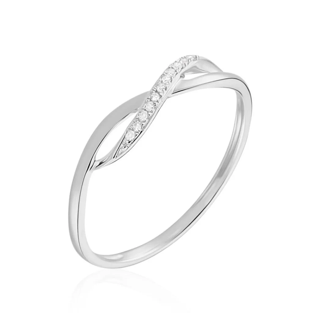 Histoire d'Or Bague Smina or blanc diamant Online