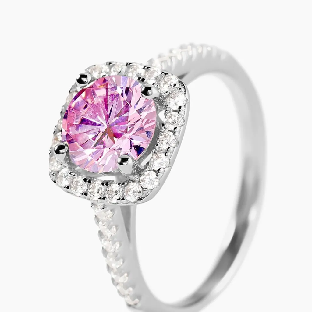 Histoire d'Or Bague Soa Argent Rose Oxyde De Zirconium Sale