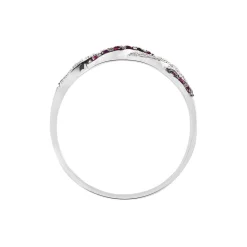 Histoire d'Or Bague Sofia Et Diamant or blanc rubis New