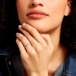 Histoire d'Or Bague Sofia Et Diamant or blanc rubis New