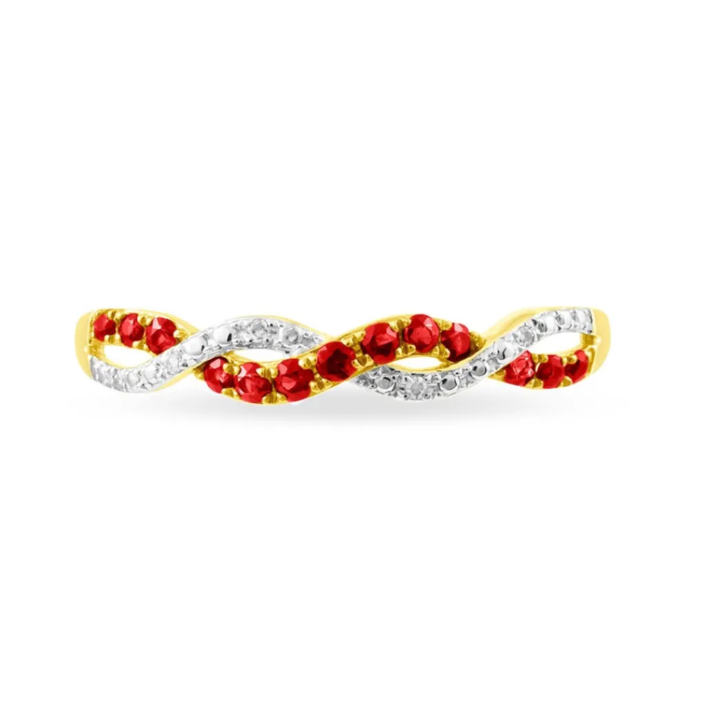 Histoire d'Or Bague Sofia Or Jaune Rubis Et Diamant Best