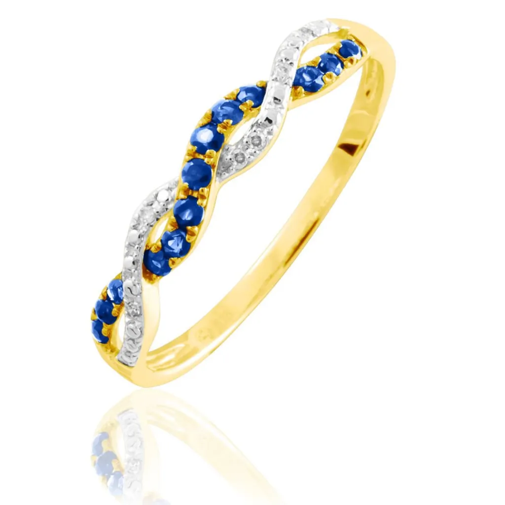 Histoire d'Or Bague Sofia Et Diamant or jaune saphir Clearance