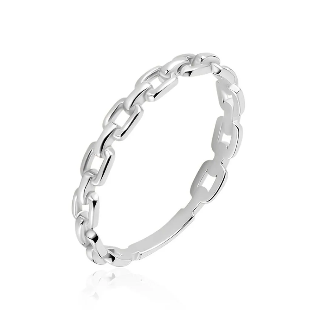Histoire d'Or Bague Soho Argent Blanc Discount